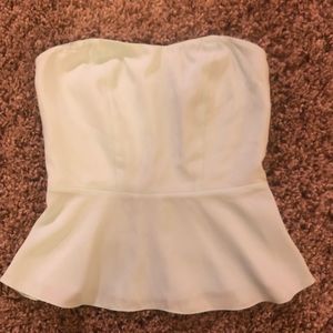 Express peplum tube top
